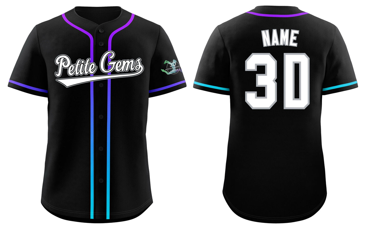 3D Motion Team Jersey (no rhinestones)