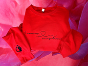 I wear my heart on my sleeve with paw heart.