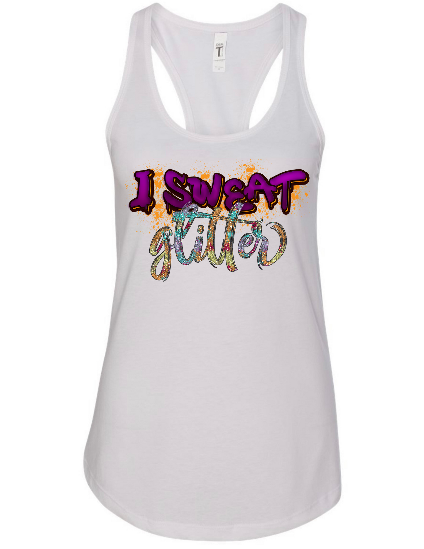 I sweat glitter